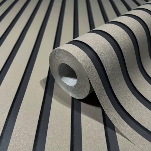 marburg Tapete Holzoptik Beige, Grau Akkustikpaneele 3D Effekt Vliestapete Wohnzimmer Schlafzimmer 10,05 x 0,53m Made in Germany marburg Tapete Holzoptik Beige, Grau Akkustikpaneele 3D Effekt Vliestapete Wohnzimmer Schlafzimmer 10,05 x 0,53m Made in Germany von marburg