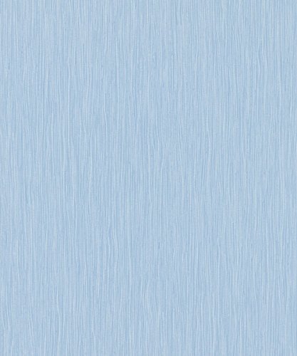 marburg Tapete Blau Struktur für Schlafzimmer Wohnzimmer oder Küche 10,05m x 0,53m Made in Germany von marburg