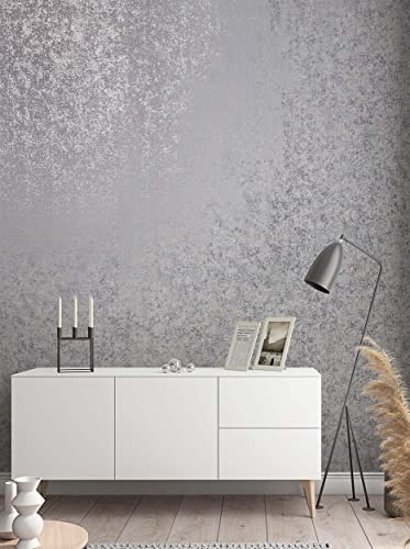 marburg Tapete Grau Silber Metallic Vliestapete Modern für Schlafzimmer Wohnzimmer 10.05m x 0.53 m Made in Germany marburg Tapete Grau Silber Metallic Vliestapete Modern für Schlafzimmer Wohnzimmer 10.05m x 0.53 m Made in Germany von marburg