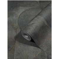marburg Vliestapete »Vintage Deluxe«, Halbkreis, Grafisch, grau/blau von marburg