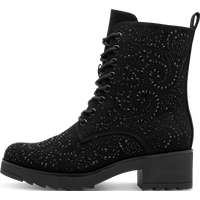 MARCO TOZZI Schnürstiefelette, Blockabsatz, Schnürboots mit funkelnden Strasssteinen besetzt MARCO TOZZI Schnürstiefelette, Blockabsatz, Schnürboots mit funkelnden Strasssteinen besetzt von marco tozzi