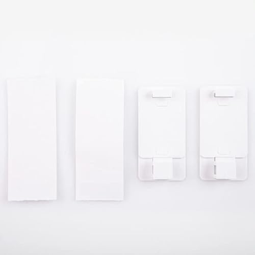 Mardom Klebeplatte Für Doppelrollo und Verdunklungsrollo (2 STK) - Rollo geeignet für Feststehendes Fenster - Fensterhalter aus PVC - mit Montageband von MARDOM HOME