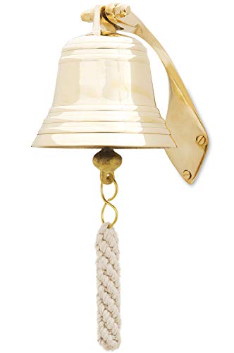 mare-me Schiffsglocke schwer Messing 10cm von mare-me
