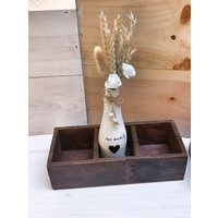 1 Alte Bohrerkiste Antikbraun Aufbewahrung Kiste Vintage von marinasshopandgo