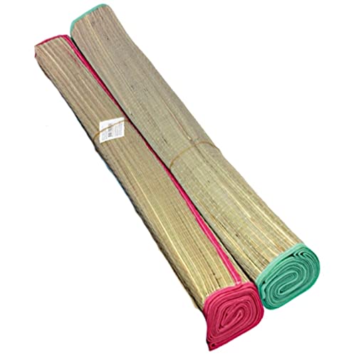 marion10020 Strohmatten Strand Bastmatten Liegematte Badematte Strandmatte Rollmatte Bast Matte Picknickdecke, bunt gemischt, 2er-Set marion10020 Strohmatten Strand Bastmatten Liegematte Badematte Strandmatte Rollmatte Bast Matte Picknickdecke, bunt gemischt, 2er-Set von marion10020