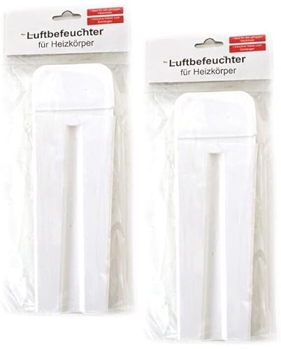 marion10020 Wasserverdunster Luftbefeuchter Wasser-Verdunster Heizung Luft-Befeuchter, für Heizkörper, ca. 23 x 8 cm, weiß, 2er-Set von marion10020