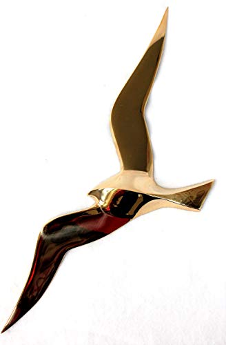 Möwe aus Messing für die Wanddekoration (25) von maritime Dekoration