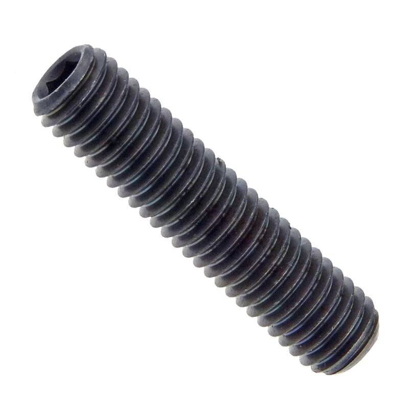 Feingewindestifte mit Innensechskant und Ringschneide DIN 916 Stahl 45 H blank M 10 x 1,25 x 25 mm - 100 Stück von Nineka Handels GmbH