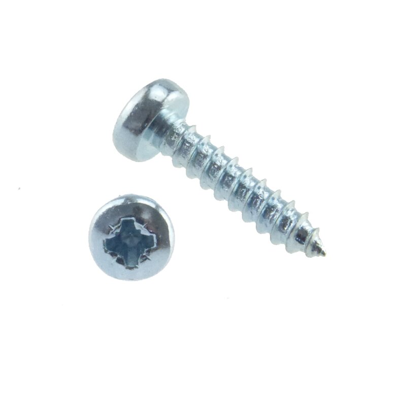 Linsen-Blechschrauben mit Spitze PZ-Kreuzschlitz Z ISO 7049 Form C Stahl gal zn 5,5 x 16 - 500 Stk Linsen-Blechschrauben mit Spitze PZ-Kreuzschlitz Z ISO 7049 Form C Stahl gal zn 5,5 x 16 - 500 Stk von Nineka Handels GmbH