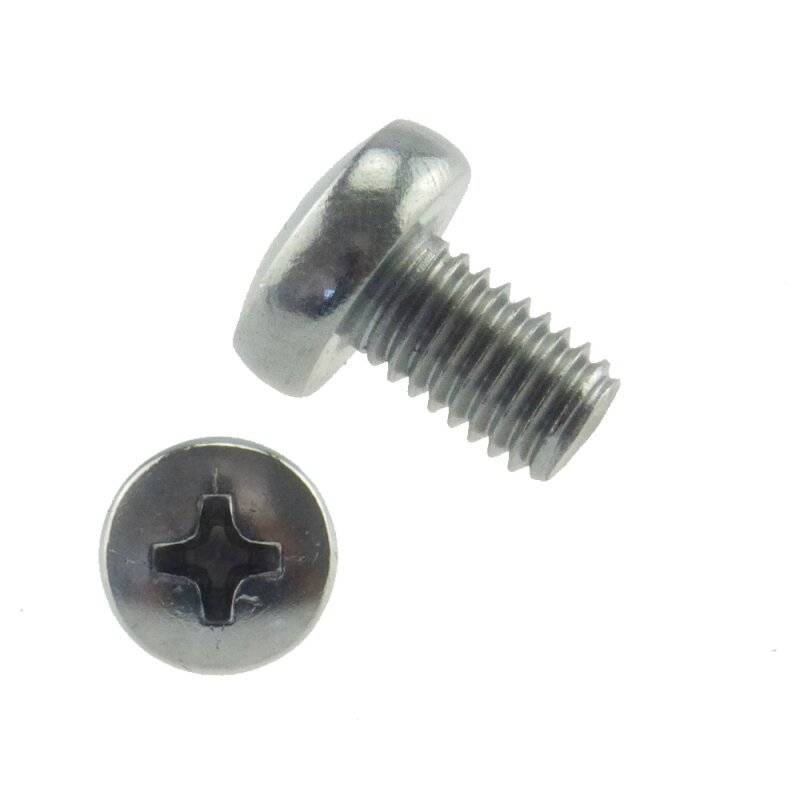 Linsenschrauben mit PH-Kreuzschlitz ISO 7045 Edelstahl A2 blank M 5 x 8 - 200 Stück Linsenschrauben mit PH-Kreuzschlitz ISO 7045 Edelstahl A2 blank M 5 x 8 - 200 Stück von Nineka Handels GmbH