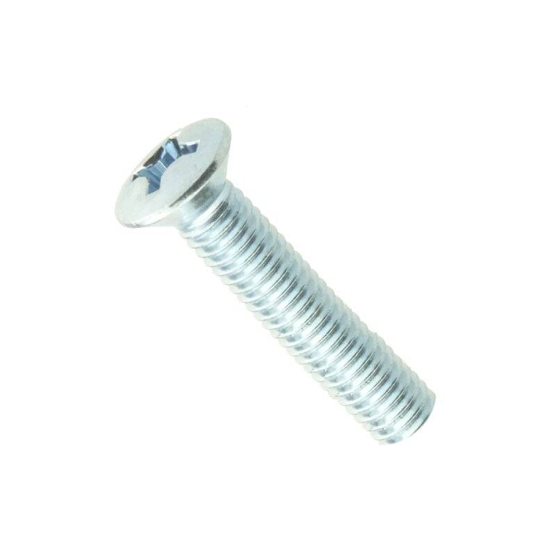 Linsensenkschraube DIN 966 4.8 PH-Kreuzschlitz St. galv. verz. M 3 x 16 - 200 Stück von Nineka Handels GmbH
