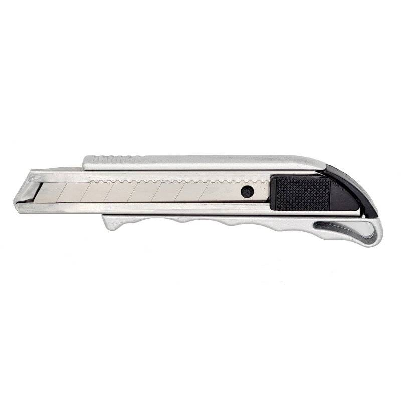 Profi Cuttermesser Universalmesser aus Aluminium mit 18mm Abbrechklinge - 48er-Pack von Nineka Handels GmbH