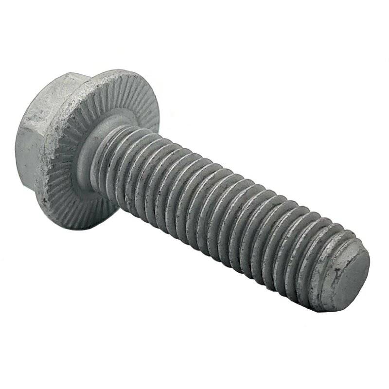 RIPP Sechskant-Flanschschrauben m.Sperr-Ripp Gewinde bis Kopf Kl.100 Stahl Zinklamelle M8x12 - 200 Stk von Nineka Handels GmbH