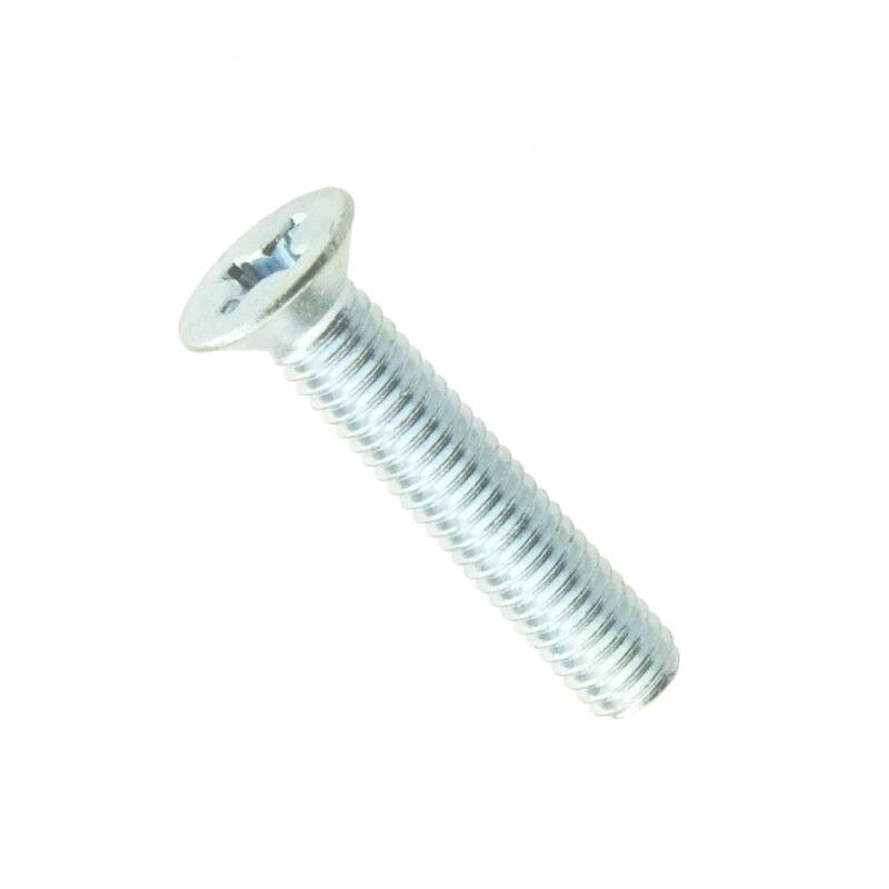 Senkschraube DIN 965 4.8 PH-Kreuzschlitz Stahl galv. verzinkt M 8 x 20 - 200 Stück von Nineka Handels GmbH