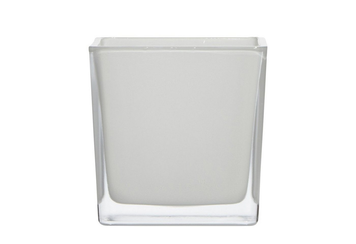 markenlose Dekovase Glasvase Cubic klar Quadratisch 8 x8 x 8cm von markenlose