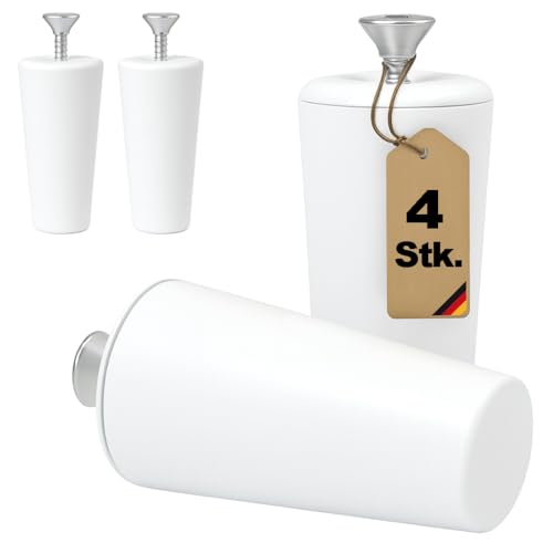 markiso® Rolladenstopper Weiß geschlossen [4 Stück] Wespenschutz, Rollladen Anschlagstopper 40 mm inkl. Schraube & Dichtung - Rollostopper für Rollo & Jalousie - Ersatzteile & Zubehör für Rolladen von markiso