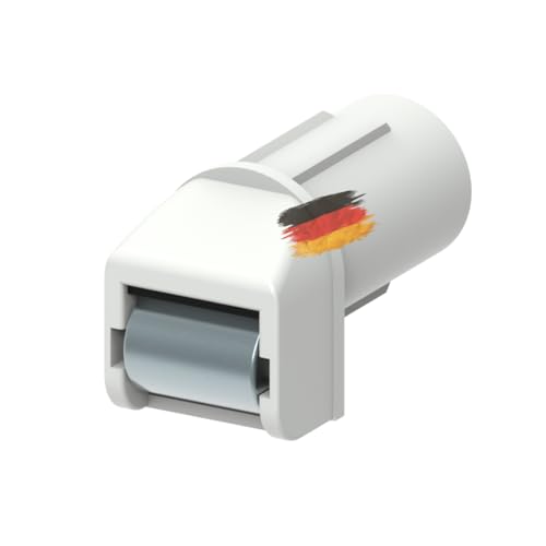 markiso® Rolladen Steckleitrolle,Gurtleitrolle Rollladengurtführung Gurtführung | Minigurt bis 16 mit Bürste | Stahlrolle nadelgelagert [Hergestellt in Deutschland] von markiso
