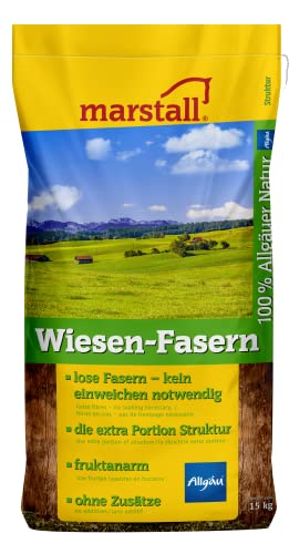 marstall Premium-Pferdefutter Wiesen-Fasern, 1er Pack (1 x 15 kilograms) von marstall Premium-Pferdefutter