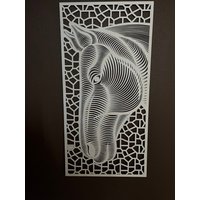 Pferd Hengst Dekowand Wanddeko Raumteiler Sichtschutzwand von martinair007