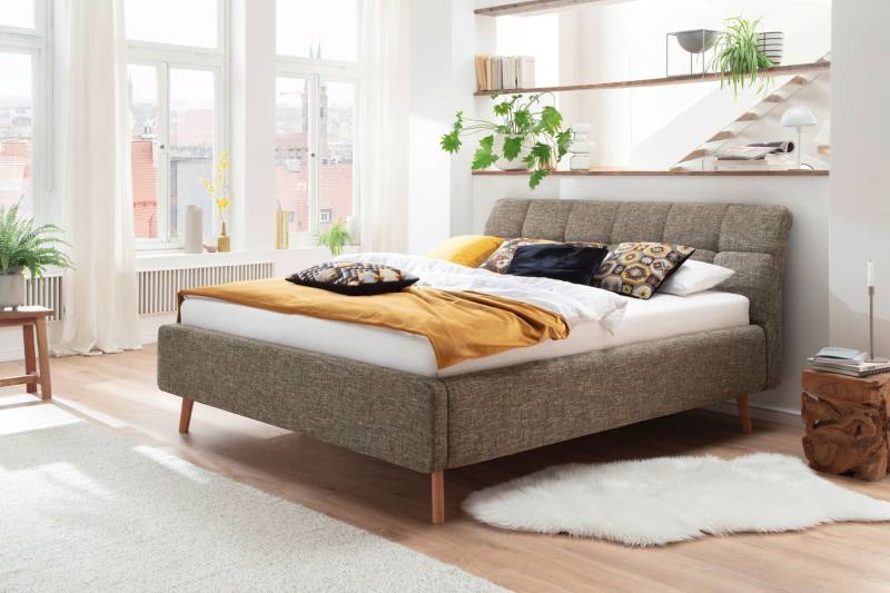 Polsterbett Mila mit aufklappbarem Bettkasten in vielen Stoffen lieferbar Polsterbett Mila mit aufklappbarem Bettkasten in vielen Stoffen lieferbar von massive-naturmoebel