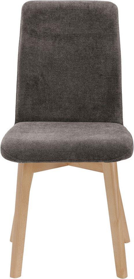 massivline&more 4-Fußstuhl Enns, Stuhl, Esszimmerstuhl, Küchenstuhl (2 St), Gestell Buche auf Dekor gebeizt von massivline&more