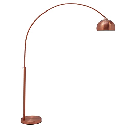 Invicta Interior Design Bogenlampe Lounge Deal Kupfer Marmorfuss 170 - 210cm ausziehbar von massivum