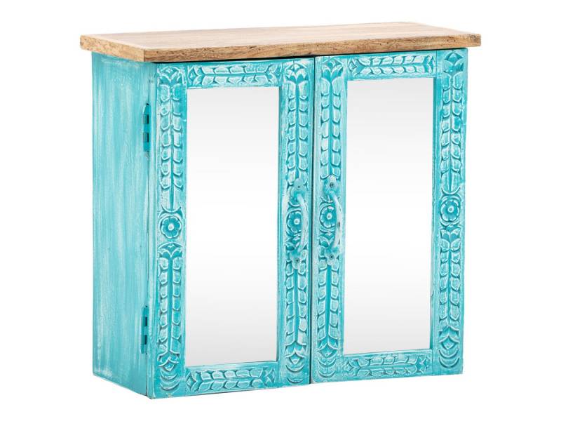 massivum Badspiegel Spiegelschrank Santa Cruz blau (1-St) von massivum