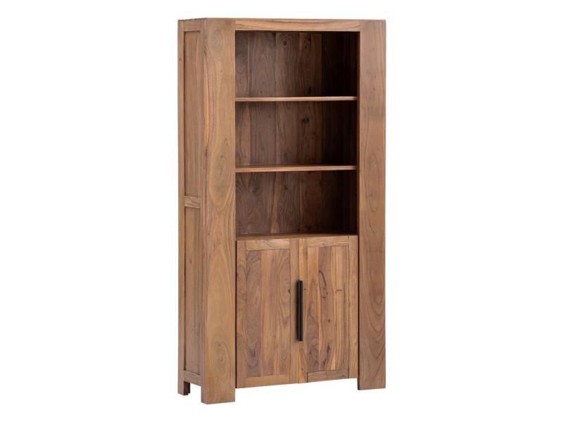 massivum Bücherregal Osbon, Bücherschrank aus Massivholz von massivum