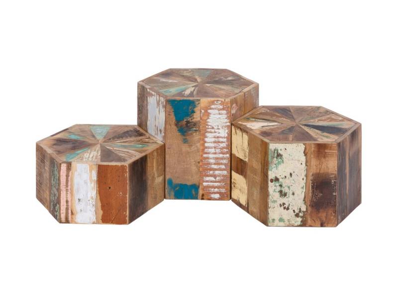 massivum Couchtisch 3er Set Wakefield (1-St) von massivum