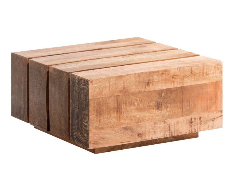 massivum Couchtisch Couchtisch Dakota 70x70 Mango rustic (1-St) von massivum