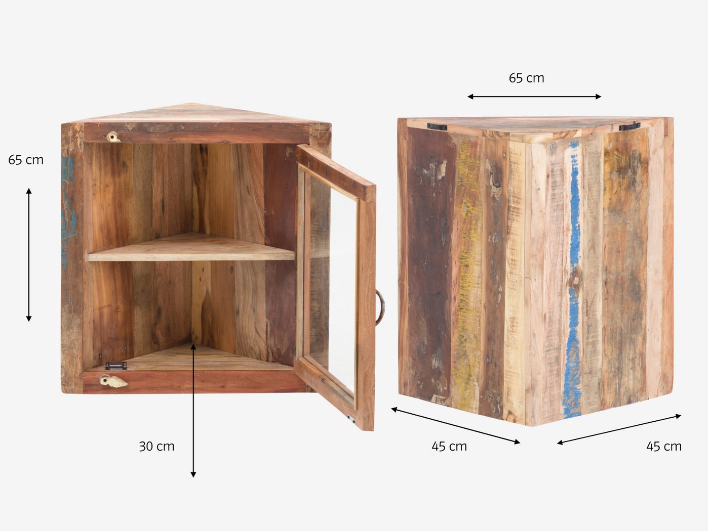 massivum Hängeschrank Sumana Massivholz Eckhängeschrank Badmöbel rustikel massivum Hängeschrank Sumana Massivholz Eckhängeschrank Badmöbel rustikel von massivum