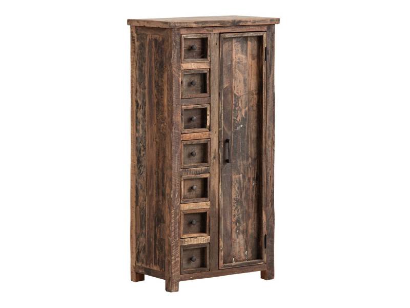 massivum Highboard Sumatra, Kommode aus Altholz Chalet Style (1 St) von massivum