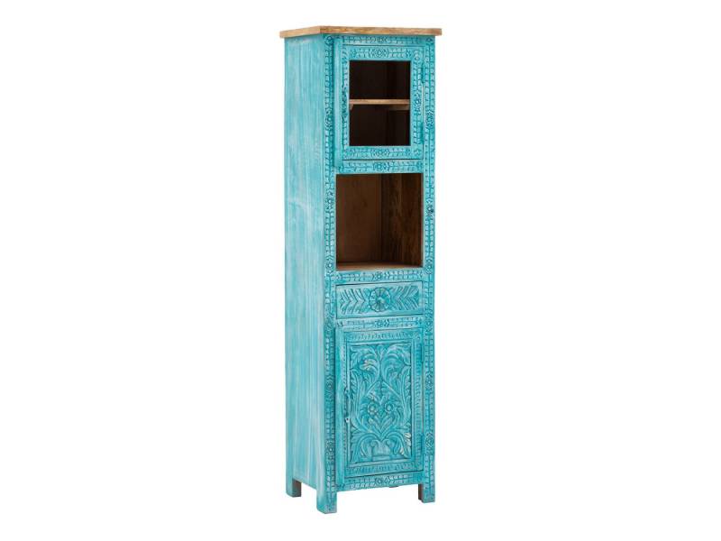 massivum Hochschrank Santa Cruz Massivholz blau Badezimmer Möbel massivum Hochschrank Santa Cruz Massivholz blau Badezimmer Möbel von massivum
