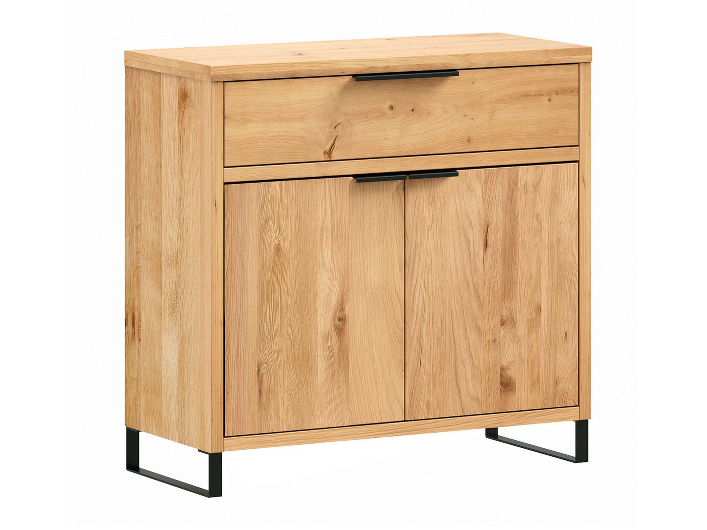 massivum Kommode Sydney Wildeiche Flurkommode Massivholz (1 St) von massivum