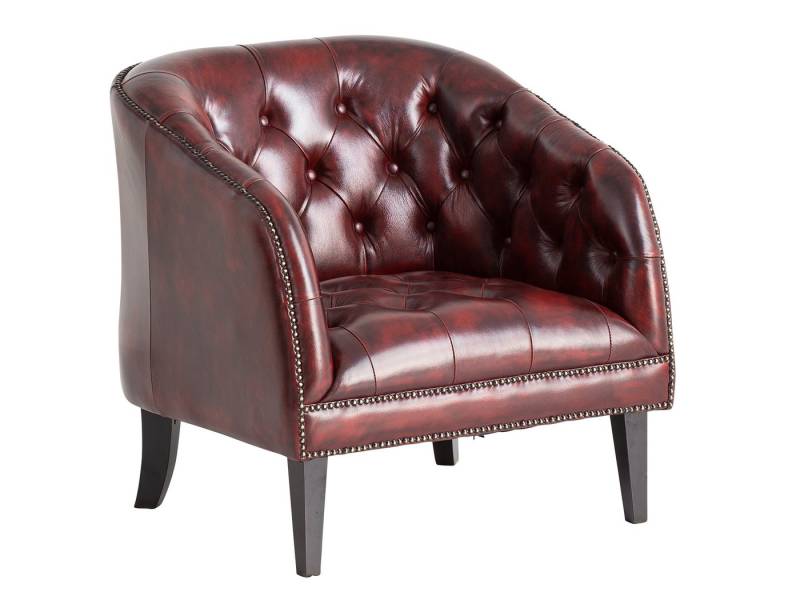 massivum Sessel Chesterfield Oakland Clubsessel Echtleder (1-St) von massivum