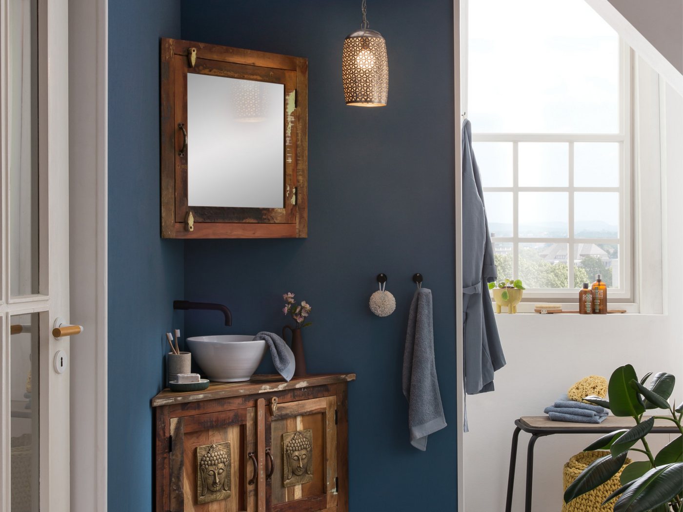 massivum Spiegelschrank Sumana Massiv Holz Eckschrank Wandschrank massivum Spiegelschrank Sumana Massiv Holz Eckschrank Wandschrank von massivum