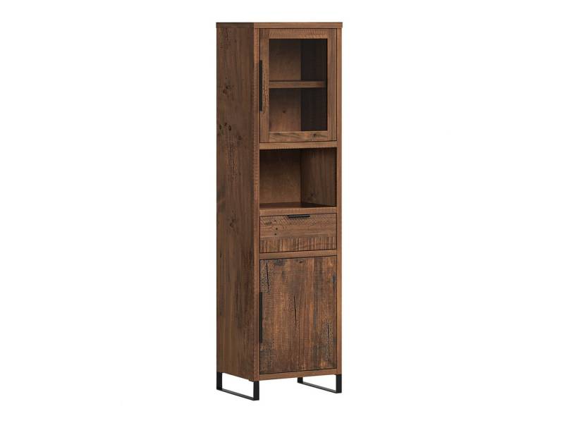 massivum Vitrine Sydney Pinie rustikal Glasschrank Wohnzimmer Möbel (1-St) von massivum