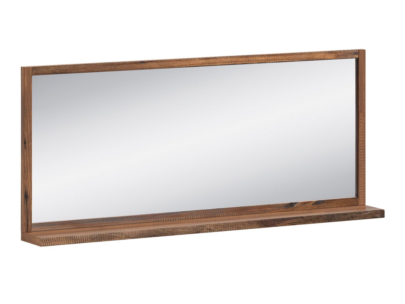 massivum Wandspiegel Massivholz Pinie mit Ablage, Badspiegel Flurspiegel (1-St) von massivum