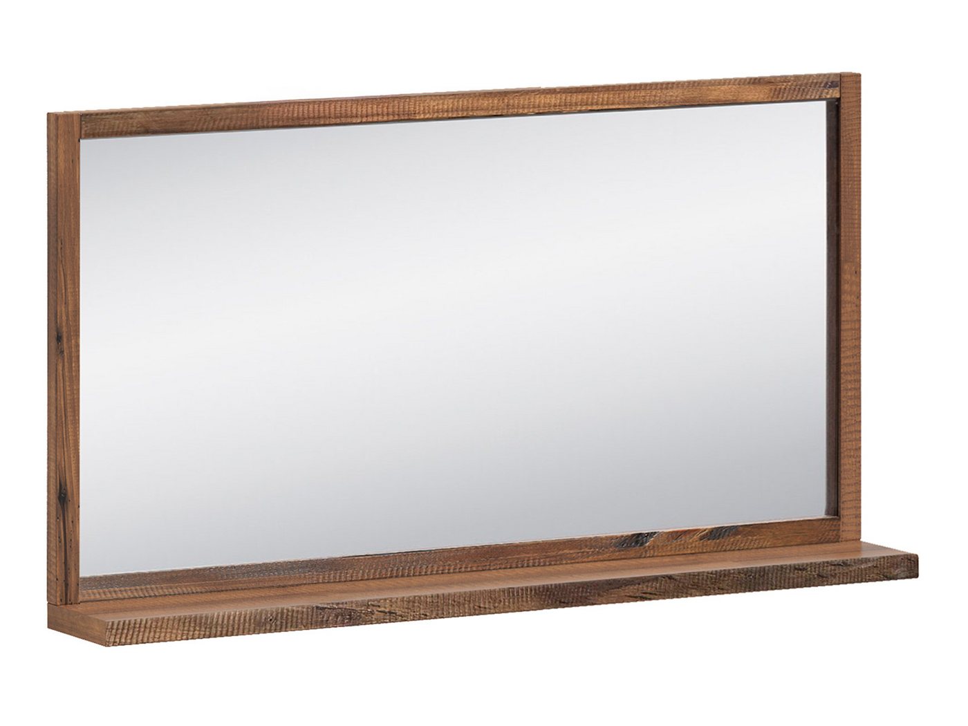 massivum Wandspiegel Massivholz Pinie mit Ablage, Badspiegel Flurspiegel (1-St) von massivum