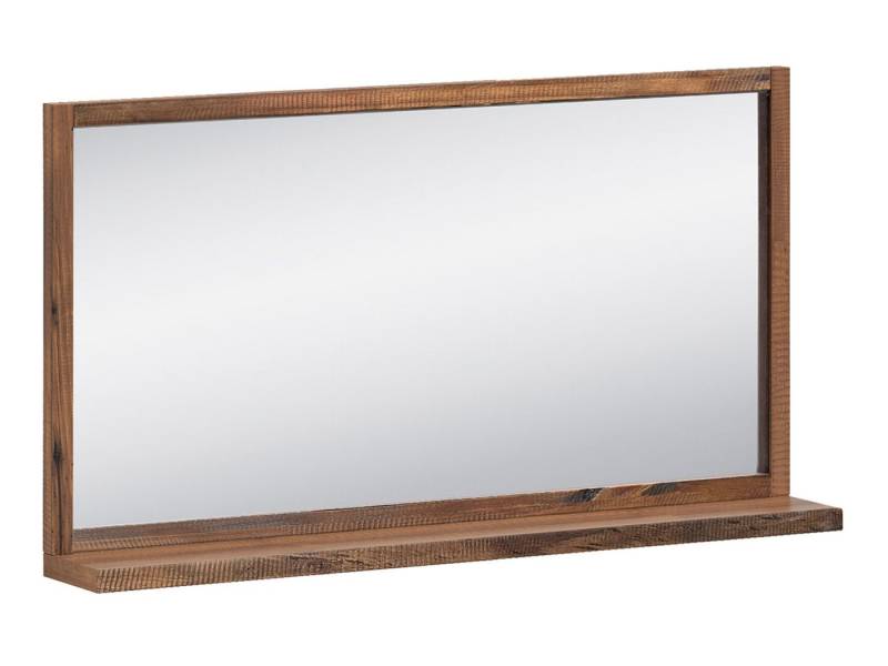 massivum Wandspiegel Massivholz Pinie mit Ablage, Badspiegel Flurspiegel (1-St) von massivum