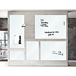 Master of Boards Whiteboard Lissabon Glas Weiß 450 x 300 mm von master of boards