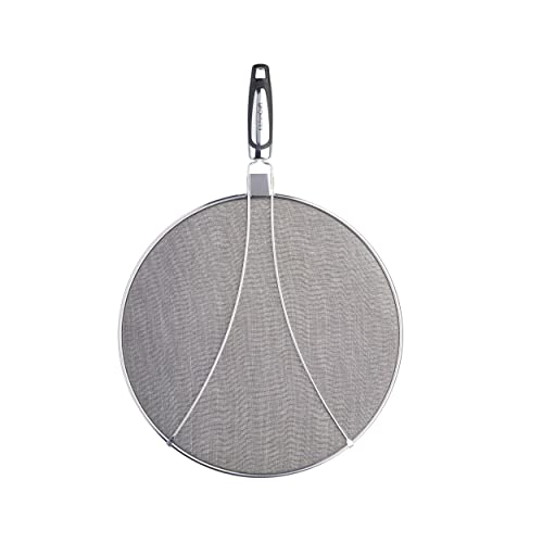 MasterClass Spritzschutz, Edelstahl, geruchsresistent, 33 cm (13"), Silber von Master Class