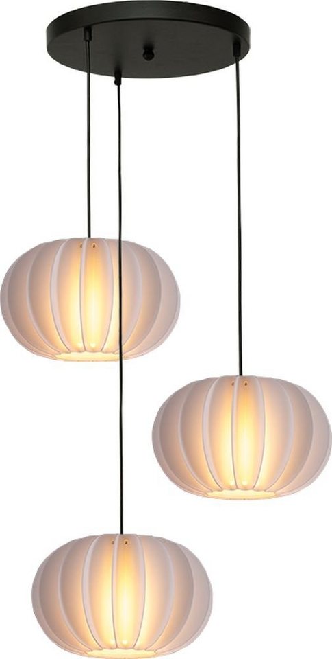 masterlight Pendelleuchte Hängelampe Hängeleuchte Arena 3-flammig Acryl weiß 35x30cm, ohne Leuchtmittel, Lichtfarbe ist abhängig vom Leuchtmittel, exklusiv und handgefertigt von masterlight
