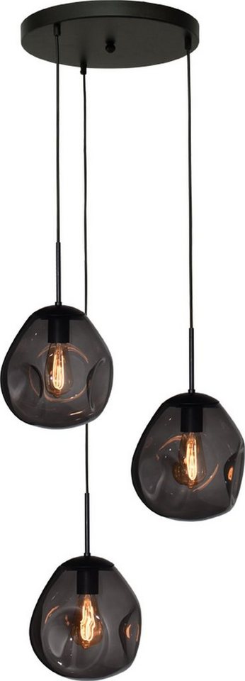 masterlight Pendelleuchte Hängelampe Hängeleuchte Lava 3-flammig Glas Grau 40x40cm, ohne Leuchtmittel, Lichtfarbe ist abhängig vom Leuchtmittel, exklusiv und handgefertigt masterlight Pendelleuchte Hängelampe Hängeleuchte Lava 3-flammig Glas Grau 40x40cm, ohne Leuchtmittel, Lichtfarbe ist abhängig vom Leuchtmittel, exklusiv und handgefertigt von masterlight