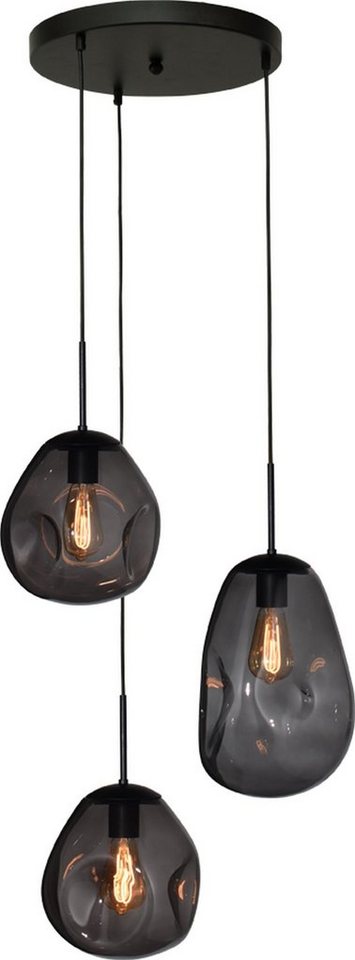 masterlight Pendelleuchte Hängelampe Hängeleuchte Lava 3-flammig Glas Grau 40x40cm, ohne Leuchtmittel, Lichtfarbe ist abhängig vom Leuchtmittel, exklusiv und handgefertigt masterlight Pendelleuchte Hängelampe Hängeleuchte Lava 3-flammig Glas Grau 40x40cm, ohne Leuchtmittel, Lichtfarbe ist abhängig vom Leuchtmittel, exklusiv und handgefertigt von masterlight