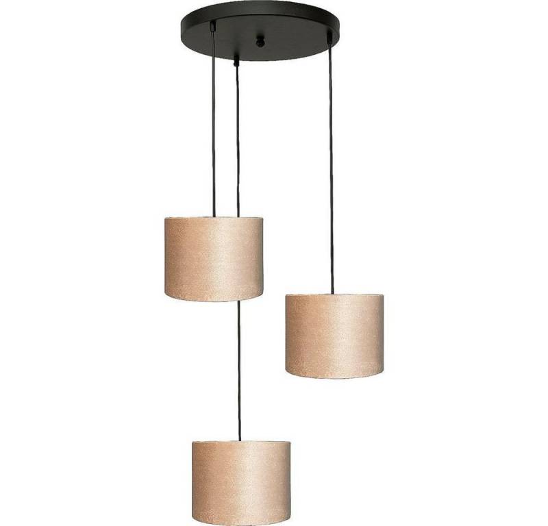 masterlight Pendelleuchte Hängelampe Hängeleuchte Venus 3-flammig Samt Sand Ø45cm, ohne Leuchtmittel, Lichtfarbe ist abhängig vom Leuchtmittel, exklusiv und handgefertigt von masterlight
