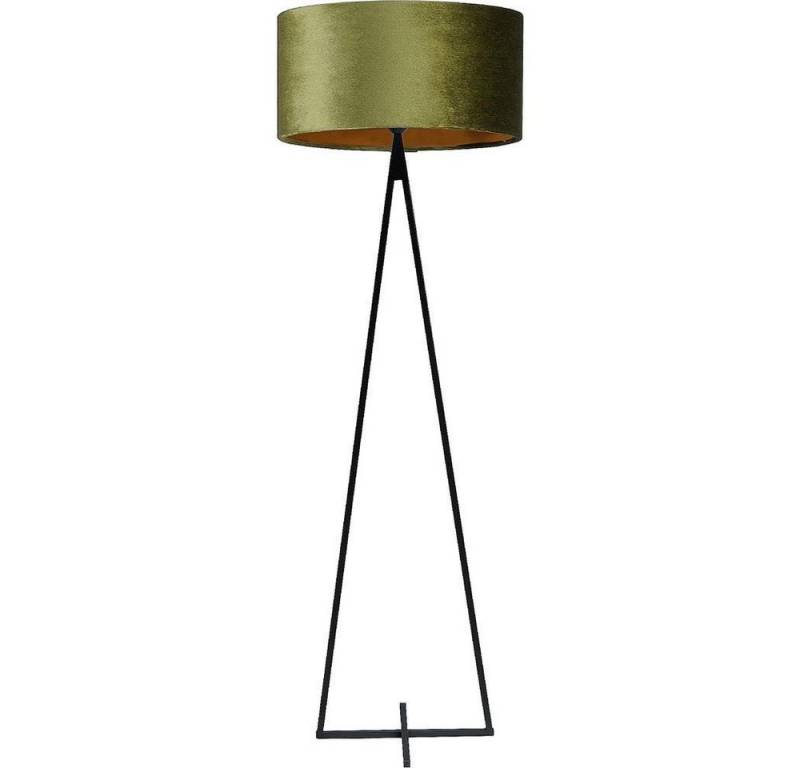 masterlight Stehlampe Stehleuchte Dekoleuchte Cross 1-flammig Samt Grün Ø52cm, ohne Leuchtmittel, Lichtfarbe ist abhängig vom Leuchtmittel, exklusiv und handgefertigt von masterlight