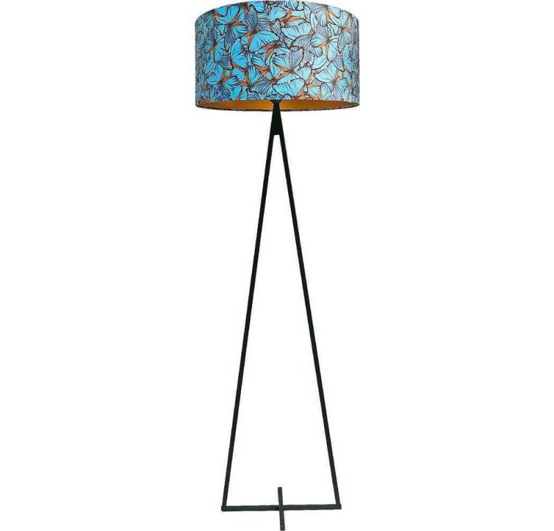 masterlight Stehlampe Stehleuchte Dekoleuchte Cross 1-flammig Samt Multicolor Ø52cm, ohne Leuchtmittel, Lichtfarbe ist abhängig vom Leuchtmittel, exklusiv und handgefertigt von masterlight