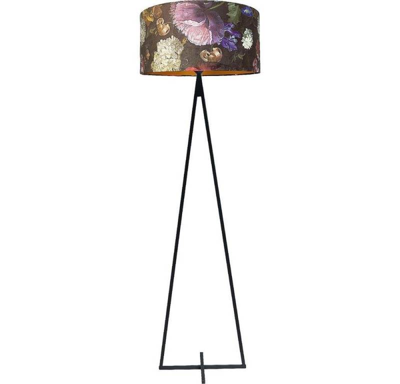 masterlight Stehlampe Stehleuchte Dekoleuchte Cross 1-flammig Samt Multicolor Ø52cm, ohne Leuchtmittel, Lichtfarbe ist abhängig vom Leuchtmittel, exklusiv und handgefertigt von masterlight