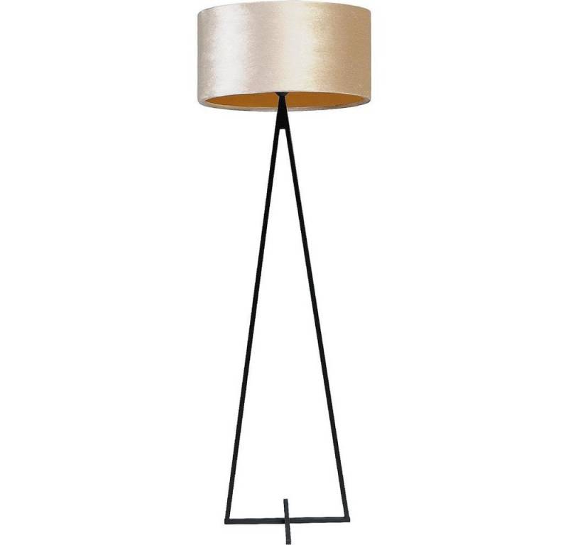 masterlight Stehlampe Stehleuchte Dekoleuchte Cross 1-flammig Samt Sand Ø52cm, ohne Leuchtmittel, Lichtfarbe ist abhängig vom Leuchtmittel, exklusiv und handgefertigt von masterlight